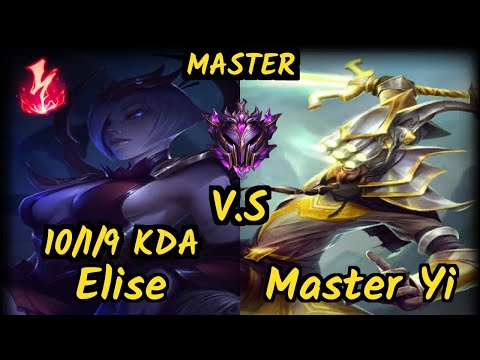 FNC Broxah (ELISE) vs MASTER YI - 10/1/9 KDA JUNGLE GAMEPLAY - EUW Ranked MASTER