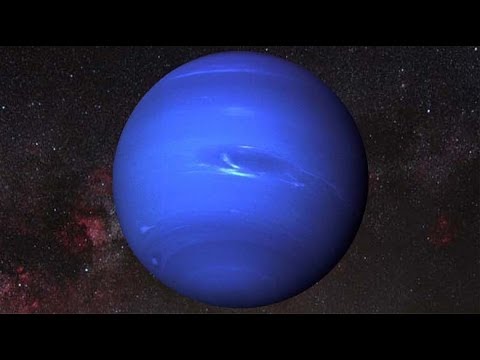 3D Planet Neptune made with After Effects CC and element 3d - space rendering, solar system