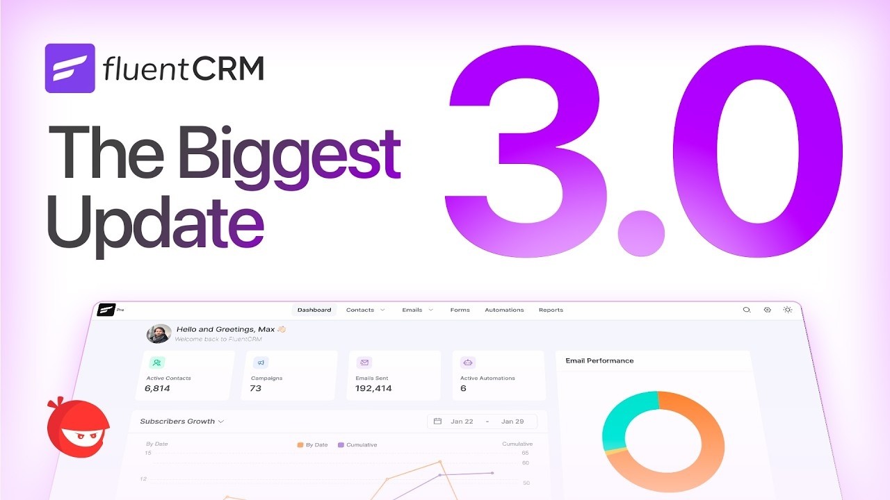 FluentCRM 3.0: The Future of WordPress Email Marketing!