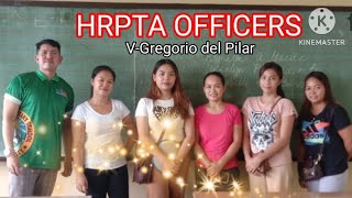 Congratulations! HRPTA Officers of Gregorio del Pilar/ Ariel's Channel