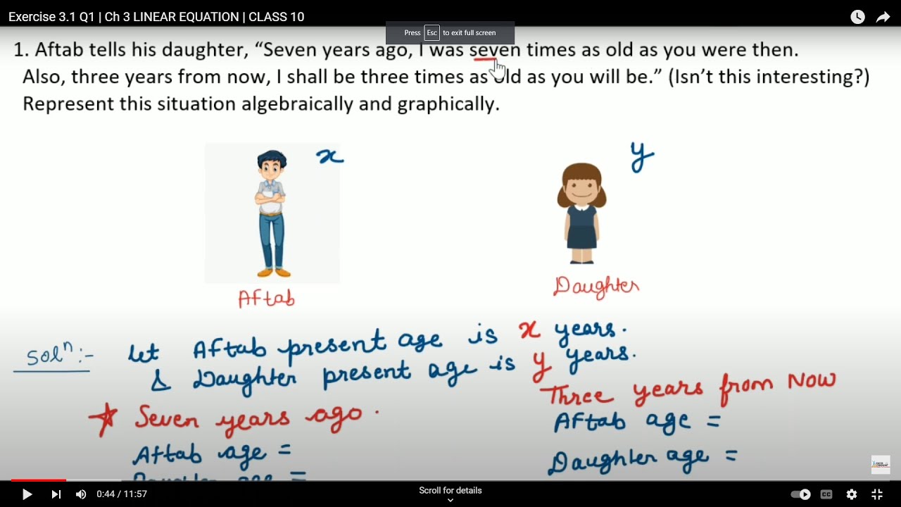 CLASS 10 Chapter 3 example 5  new maths textbook 2023