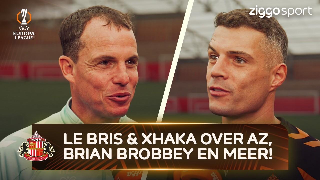 Xhaka: "Brobbey is echt een beest, heel moeilijk om te verdedigen" | Interview Le Bris & Xhaka