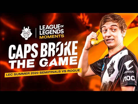 Caps Broke the Game | LEC Summer 2020 Playoffs G2 vs Rogue Moments