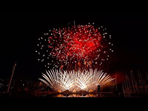 [4k] Montreal Fireworks 2018 - Austria - Jul 11