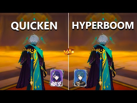Alhaitham Quicken vs HyperBloom!! Team comp comparison ?? [ Genshin Impact ]