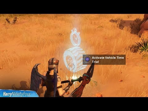 3 Easy Vehicle Time Trial Locations - Fortnite Battle Royale (Season 6 Challenge)