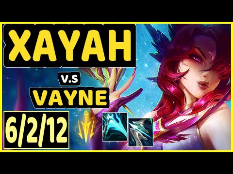 TRIGGER (XAYAH) vs VAYNE - 6/2/12 KDA BOTTOM ADC GAMEPLAY - KR Ranked MASTER