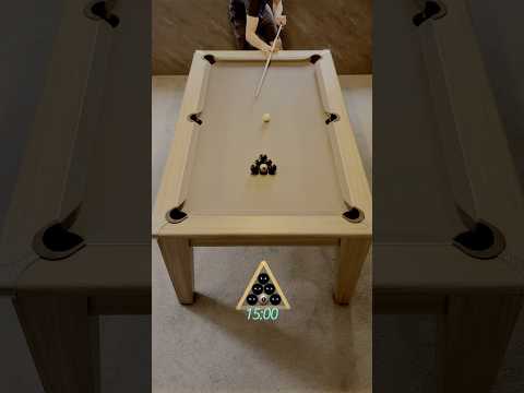 Zig Zagged a Way Through To Find a Result! | 15 Sec 8 Ball Challenge 🎱⏱️ | #pool #billiards #shorts