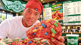 I Tested Wing Stop " Sour Patch Chicken " 🤢