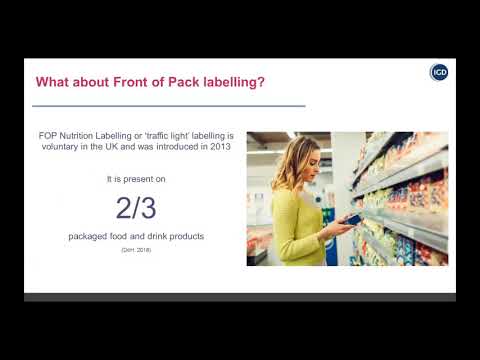 Food labelling - understanding front of pack nutrition labelling