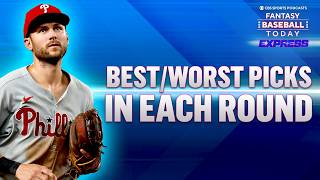Best & Worst Picks in Each Round of 2026 Fantasy Baseball Drafts!