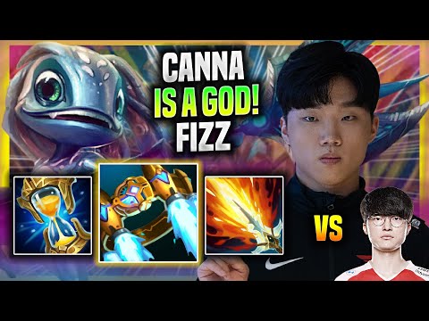 CANNA IS A GOD WITH FIZZ VS FAKER IN KR SOLOQ! - T1 Canna Plays Fizz MID vs Vex!
