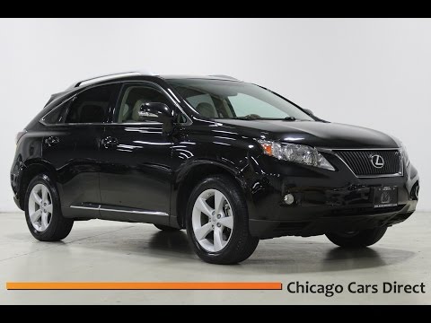 Chicago Cars Direct Presents a 2012 Lexus RX350 AWD 4x4 in Stargazer Black over Parchment Leather