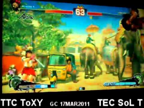 Galactic Circus 17 MAR 2011 TTC ToXY (AK) vs TEC SoL T (SK) SSF4AE [Grand Final]
