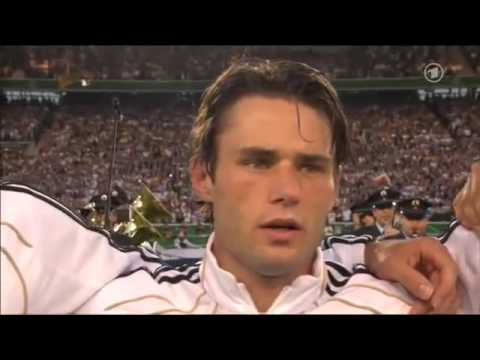 German national anthem at the game Germany Brazil