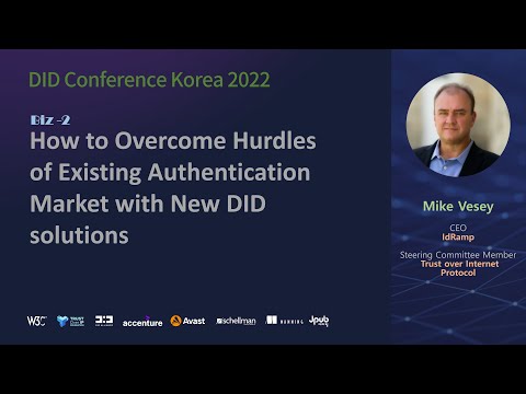 , title : 'How to overcome hurdles of existing authentication market with DIDs (Mike Vesey)'