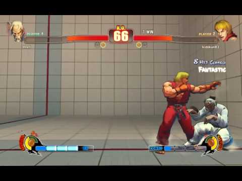 SFIV ESL match: Hnefi (Gen) vs kidokun83 (Ken)