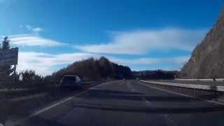 preview picture of video 'Sunday Drive North On M90 Motorway On Visit To Perth Pethshire Scotland'
