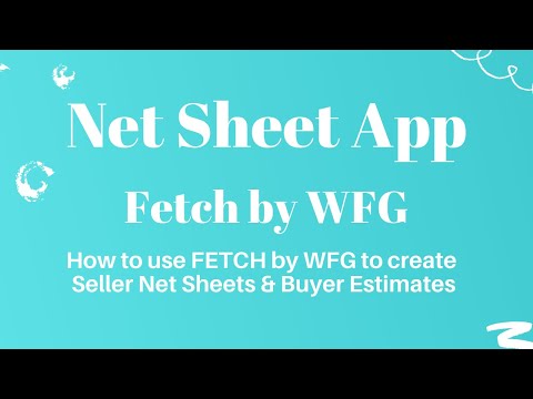 Wfg Net Sheet
