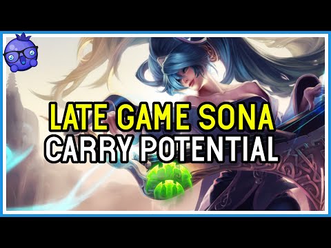 High ELO Sona Gameplay in this SUPER LONG game - League of Legends