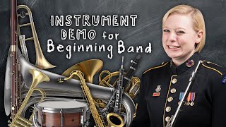 Instrument Demonstration for Beginning Band