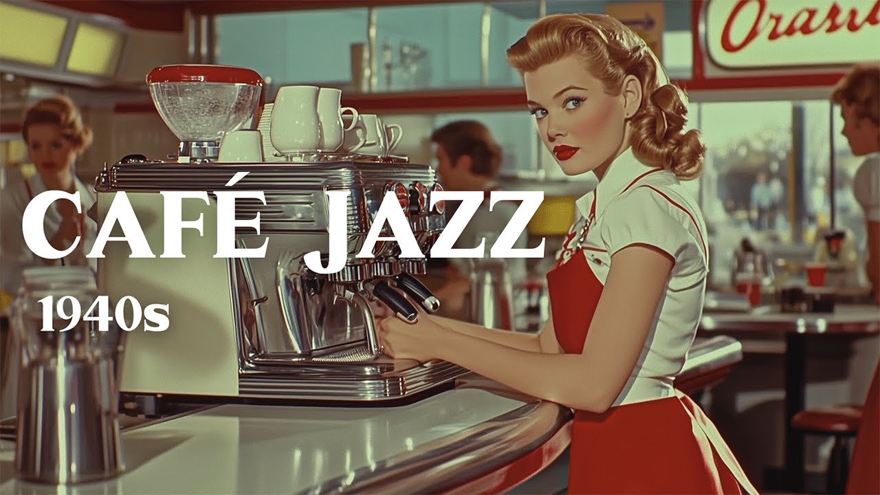 Retro Café Shop Jazz | Soft & Warm 1940s Jazz Music for a Cozy Day