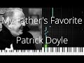 🎹 My Father's Favorite, Patrick Doyle, Synthesia Piano Tutorial