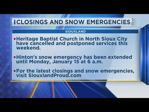 Closings And Snow Emergencies
