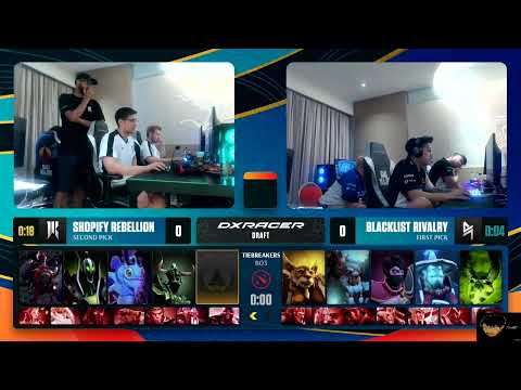 (Dota2) Blacklist Rivalry VS Shopify Rebellion - TieBreaker Game 1 Highlights (Bali Major 2023)
