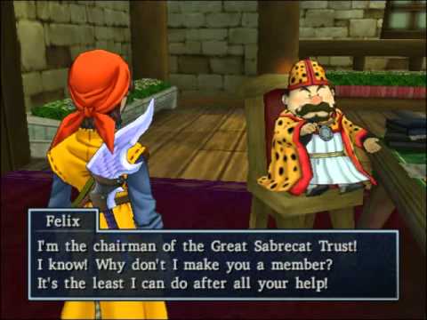 125 Dragon Quest 8 Cut-scene - Getting Baumren's Bell from Master Felix