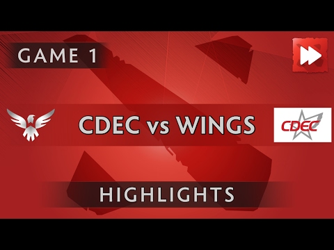 CDEC Gaming vs the wings gaming [Game 1] Masters Manila 2017 - Dota Highlights