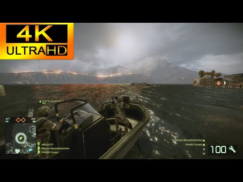 Battlefield: Bad Company 2 Multiplayer Gameplay - Isla Inocentes Rush | 4K 60FPS