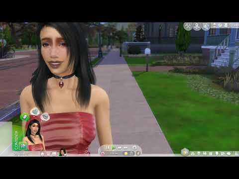sims 4 custom character download brunette female Bella Goth by Bonita100 Game Video Preview