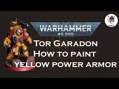 How to Paint Yellow Power Armor - Tor Garadon Tutorial