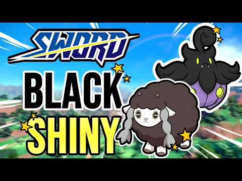 Pokemon Sword But I Can ONLY Use SHINY BLACK Pokemon
