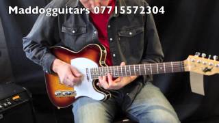 Roger Crombie playing a MaddogGuitars Telecaster