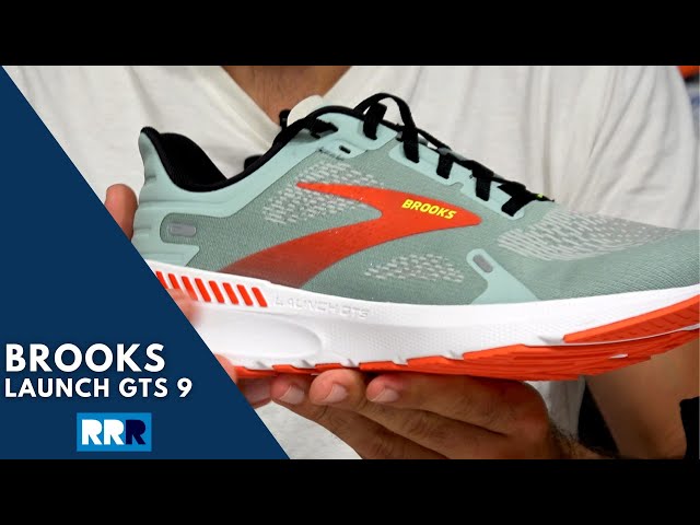 Vídeo relacionado con Brooks Calzados para Correr en Asfalto para Hombre Launch GTS 10 (Medium), Green Gecko/Red Orange/White, 44 EU