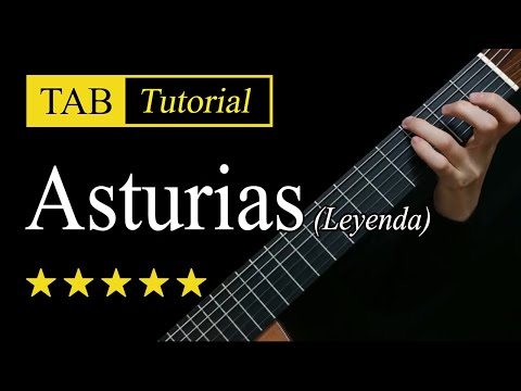 Asturias - Guitar Lesson + TAB