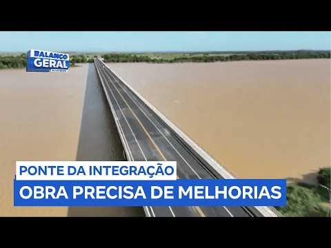 Ponte da Integração: após 1 ano da construção, local ainda precisa de melhorias e conclusão da obra