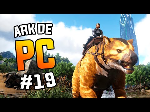 ENCONTREI UM MicroRAPTOR e PEGOMASTAX | VAMOS DOMAR MEGATHERIUM LEVEL ALTO | ARK SURVIVAL EVOLVED 19