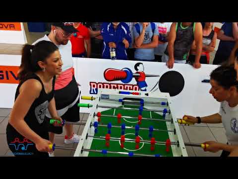 Foosball: Caruso - Begnis VS Rosica - Rotamartiir  [Roller Ball]