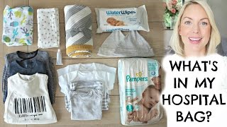WHAT'S IN MY HOSPITAL BAG  WHAT TO PACK