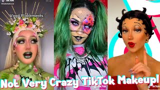 Not Very Crazy TikTok Makeup Art #1