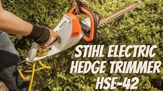 STIHL- HSE 42 Extremely light and handy 420W Electric Hedge Trimmer | Unboxing and Review| In Hindi