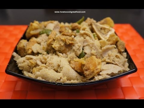 Ethiopian Food - Merek Fitfit Fit Fit Recipe Injera kibe kibbeh Amharic English beef chilli