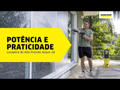 Lavadora de Alta Pressão K3 Acqua Jet 1830PSI 1500W 220V KARCHER-19943250 - Video