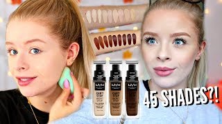 NYX CAN'T STOP WON'T STOP FOUNDATION!! WORTH THE HYPE?! 10 HOUR WEAR TEST | sophdoesnails