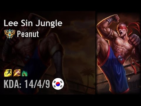 Lee Sin Jungle vs Rek'Sai - Peanut - KR Challenger Path 6.5