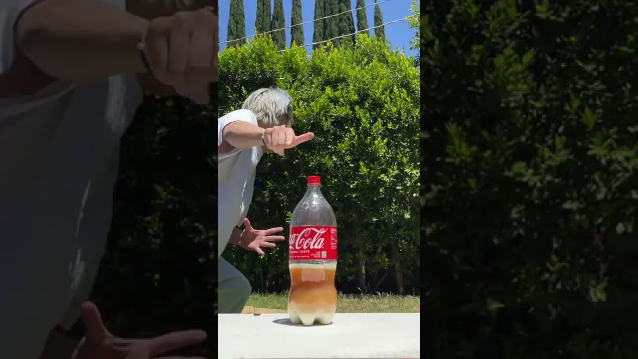 Biggest COKE BOTTLE Explosion #shorts