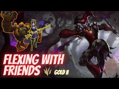 FLEXING WITH FRIENDS: Ranked Flex Gold 2 - Shaco Jungle